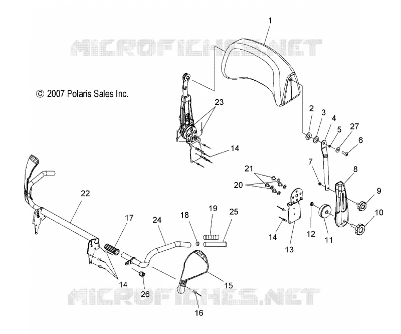 RÜCKEN   GRAB HANDLE, PASSENGER
