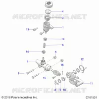 BRAKES, BRAKE PEDAL AND MASTER CYLINDER