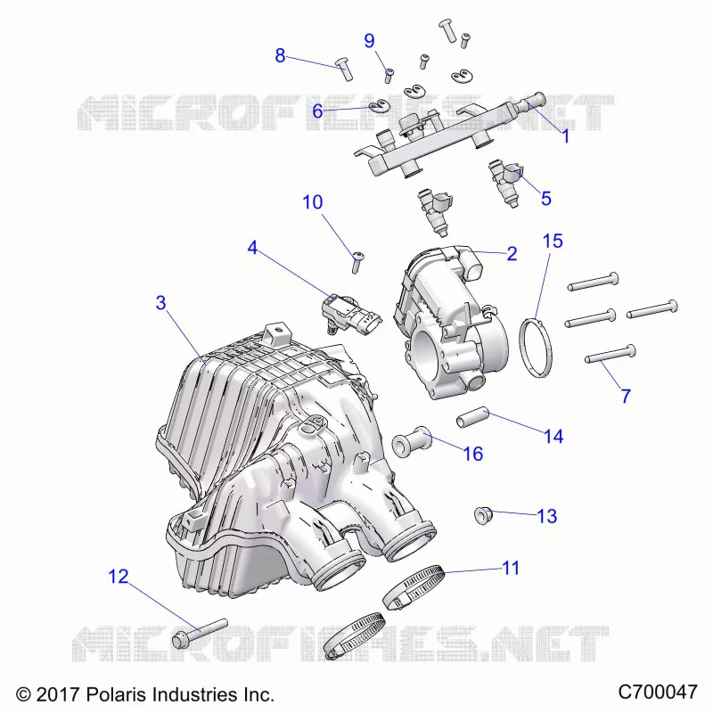 ENGINE, LUFTEINLASS MANIFOLD