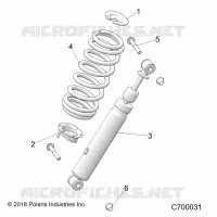 FRONT SUSPENSION SHOCK MOUNTING