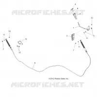 ANTRIEB, VERSCHIEBUNG LEVER AND CABLE