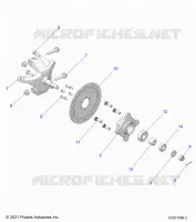 LENKUNG, FRONT HUB AND SPINDLE