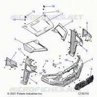 HAUBE, AND FRONT FENDERS