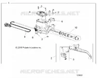VORDERBREMSE BRAKE LEVER AND MASTER CYLINDER