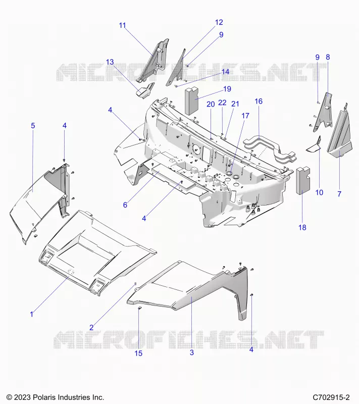 HAUBE, LINER, FRONT FENDERS, A PILLARS