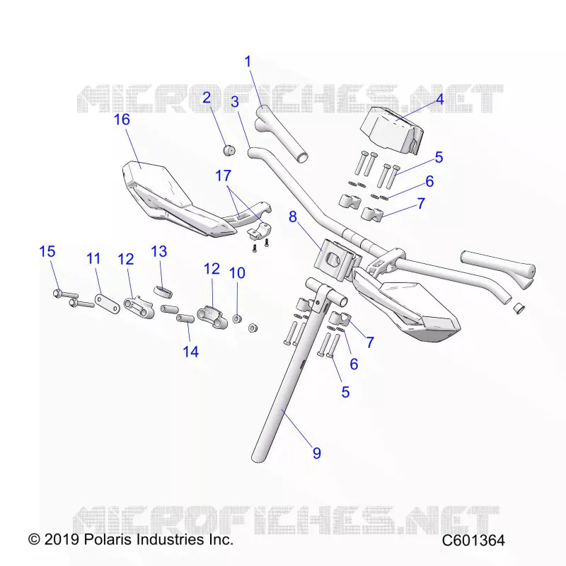 UPPER LENKEN & HANDLEBAR ASM.