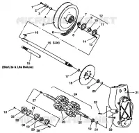 ANTRIEB ASSEMBLY LITE/0933433,STARLITE/0933427 and  LITE DELUXE/0933431 (4922972297015A)