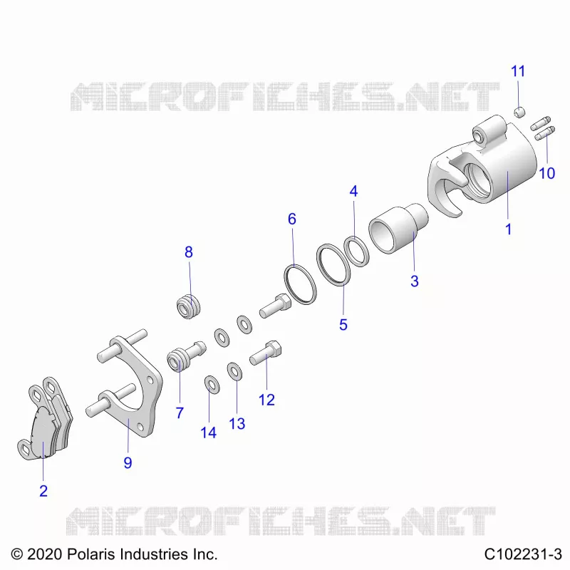 BRAKES, BRAKE BREMSZANGE HINTEN