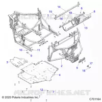 CHASSIS, MAIN FRAME AND SKID PLATES