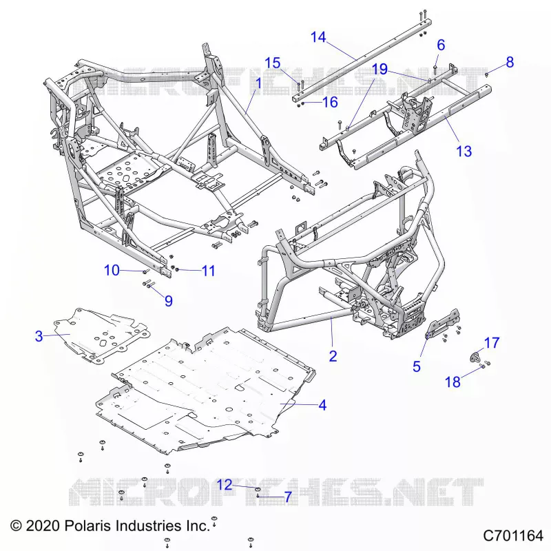 CHASSIS, MAIN FRAME AND SKID PLATES