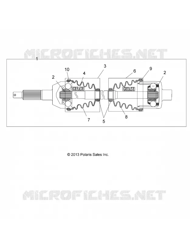 DRIVE TRAIN, HINTERE ANTRIEBSWELLE, 1333335