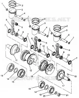 KOLBEN   KURBELWELLE STORM 0965782, STORM SKS 0965582,  EURO STORM E965782 (4931593159D004)