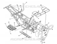 RAHMEN W/RACKS ASSEMBLY 250 6X6 / W928727 (4922842284003A)