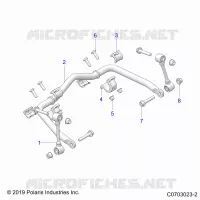 SUSPENSION, FRONT STABILISATORSTANGE