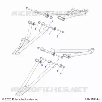 FRONT SUSPENSION A-ARM MOUNTING
