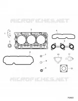MOTOR, UPPER GASKET KIT 