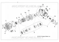 ANTRIEB, FRONT GETRIEBEGEHÄUSE INTERNALS 1332842