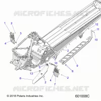 CHASSIS, CLUTCH GUARD, FOOTRESTS, AND RUNNING BOARDS