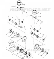 KOLBEN   KURBELWELLE SPORT 0950443, SPORT TOURING 0950243  AND EUROPEAN SP (4928822882C013)