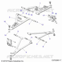 FRONT SUSPENSION CONTROL ARMS
