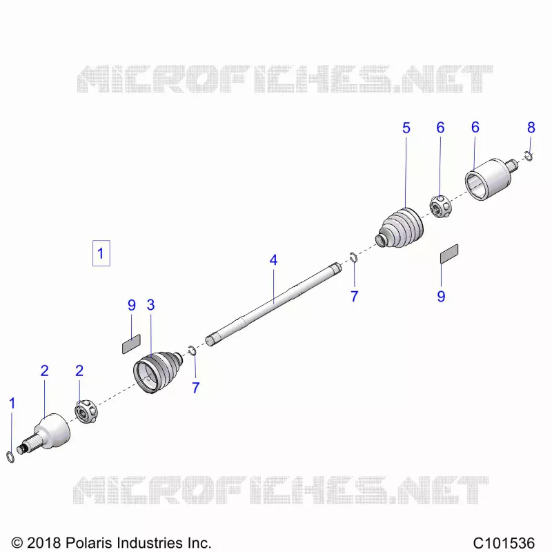 DRIVE TRAIN, GETRIEBE VORNE SHAFT