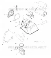 MOTOR, LUFTEINLASS (BUILT 10/23/10 AND AFTER)