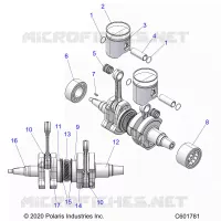 ENGINE, PISTON AND KURBELWELLE
