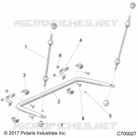 SUSPENSION, REAR STABILISATORSTANGE