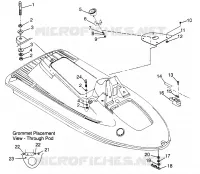 HULL   BODY SL 700 B974071, Intl. SL 700 I974071, SL 700 Deluxe B974072 a (4940874087A007)