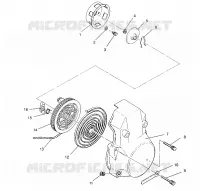 RÜCKZUG ANLASSER ASSEMBLY 440 XCR 0951660 (4929112911D003)