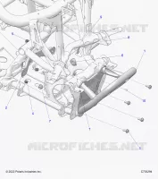 CHASSIS, MOUNTING, FRONT GEARCASE AND BUMPER VORNE