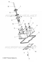 MOTOR, VENTILDECKEL