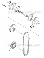WASSERPUMPE 500 0972764, EUROPEAN 500 E972764, 500 SKS 0972564, EUROPEAN 500 (4938393839D002)