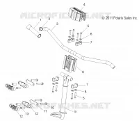 UPPER LENKEN   HANDLEBAR ASM.