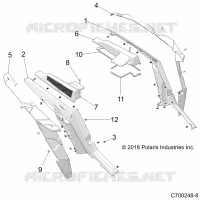 KAROSSERIE HINTEN FENDERS AND BEZELS- Z22NAE99FK/NK (C700248-8)