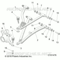 FRONT SUSPENSION A-ARMS