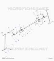 SUSPENSION, REAR STABILISATORSTANGE