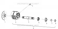 SPANNER VORNE ASSEMBLY XPLORER 400L W969140 (4935983598B003)
