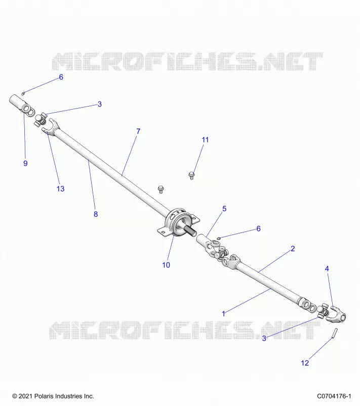 ANTRIEB, FRONT PROP SHAFT