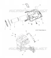 MOTOR, LUFTEINLASS