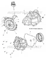 MOTOR, STATOR COVER AND SCHWUNGRAD