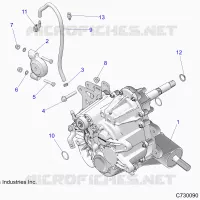 ANTRIEB, MAIN GEARCASE MOUNTING