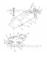 SITZ/GASBEHÄLTER ASSEMBLY 650 (4921312131003A)