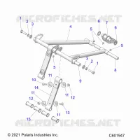 SUSPENSION, FRONT DREHMOMENTARM