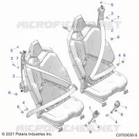 SITZ BELT MOUNTING, REAR, STANDARD