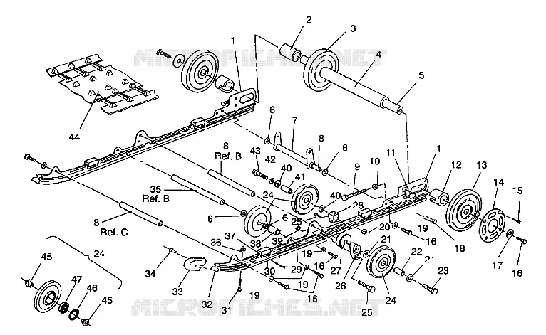 SUSPENSION ASSEMBLY CLASSIC / 0930864 (4922952295025A)