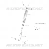 SUSPENSION, FRONT SHOCK MOUNTING