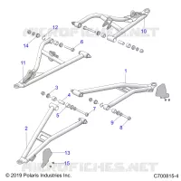 FRONT SUSPENSION CONTROL ARMS
