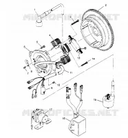 MAGNETO ASSEMBLY 4X4 300 W948130 (4926762676C014)