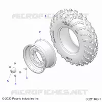 RADS, FRONT TIRE